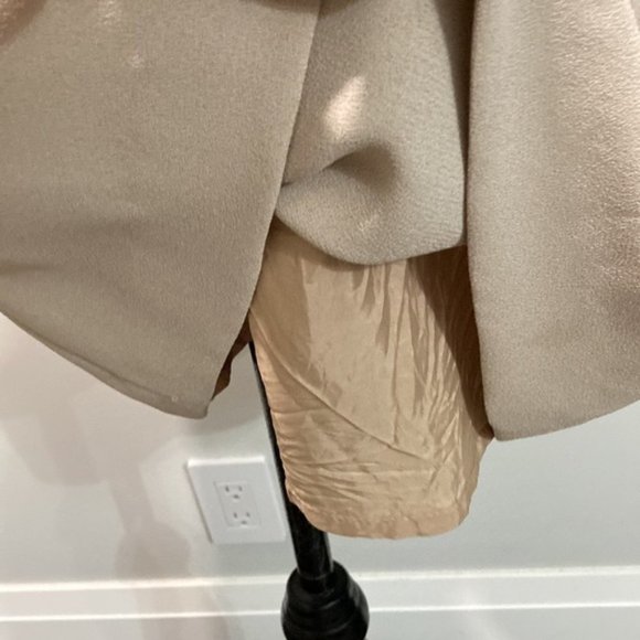 Nicole Miller Cream Twist-Front Dress - Picture 8 of 12